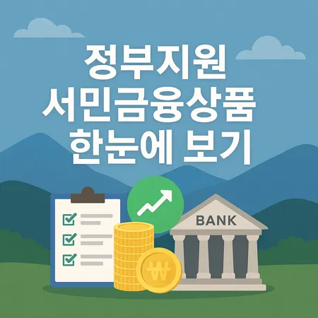 정부지원 서민금융상품 총정리, 지금 꼭 확인하세요 1 정부지원 서민금융상품 총정리, 지금 꼭 확인하세요