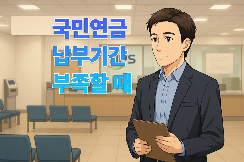 국민연금 납부기간 부족할 때