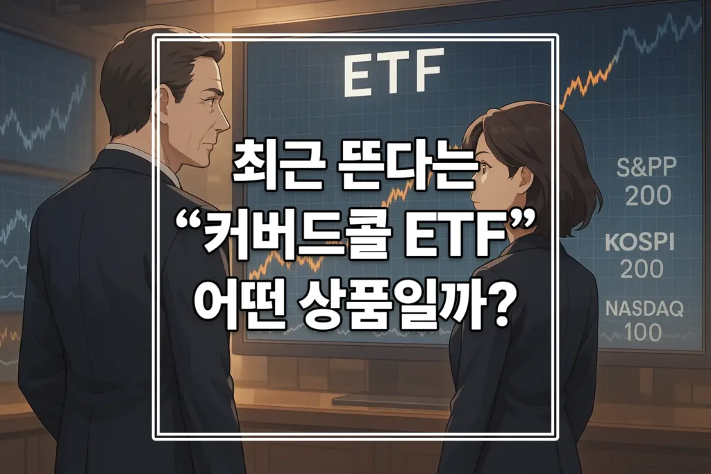 커버드콜 ETF, 배당처럼 보이지만 구조는 다릅니다