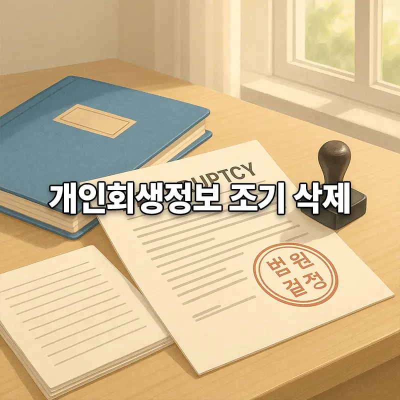 개인회생정보 조기 삭제… 1년 성실 상환 시 공공정보 없어집니다. 2 개인회생정보 조기 삭제… 1년 성실 상환 시 공공정보 없어집니다. 1